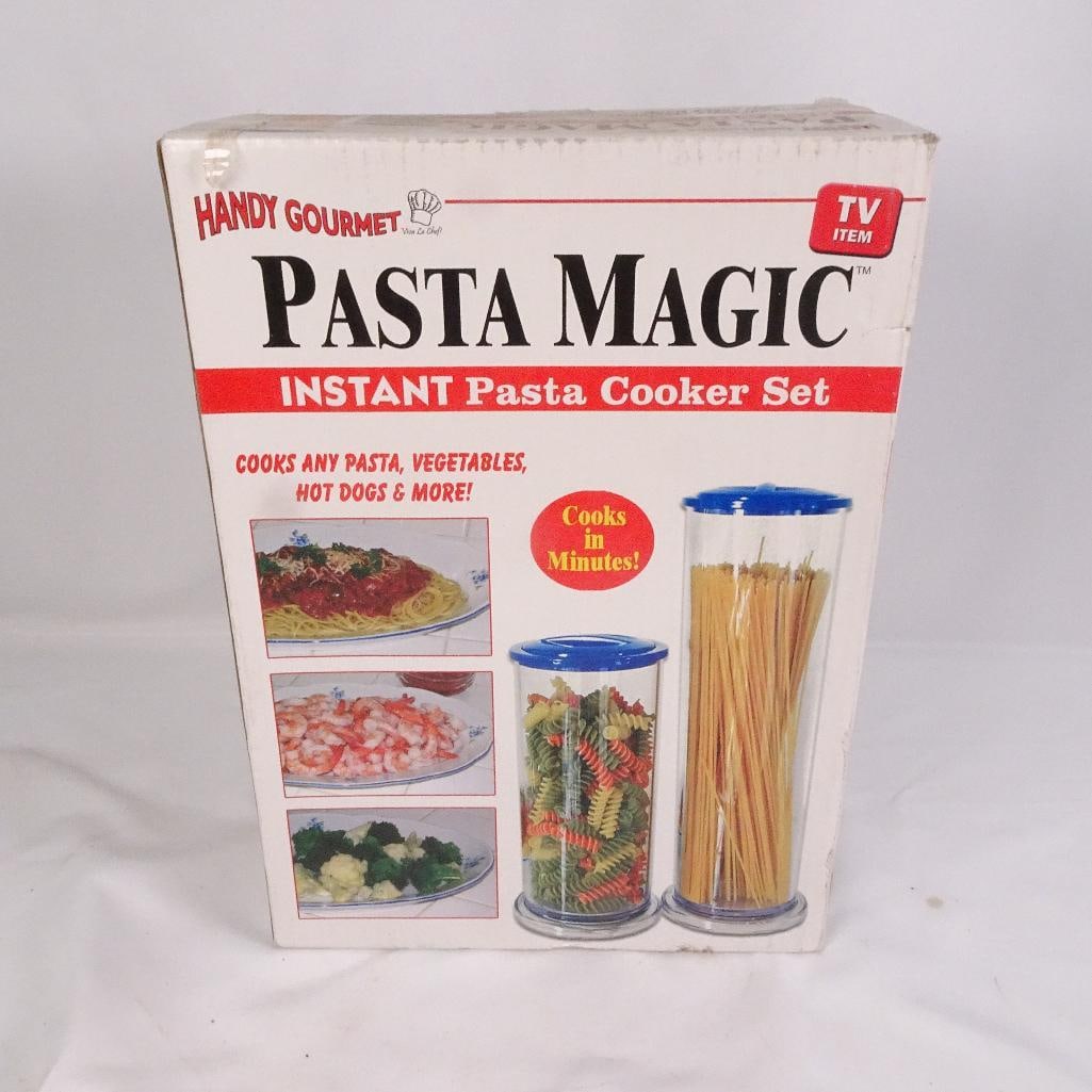 Vintage Pasta Magic Instant Pasta Cooker Set Handy Gourmet TV Item New Open Box (1 of 6)