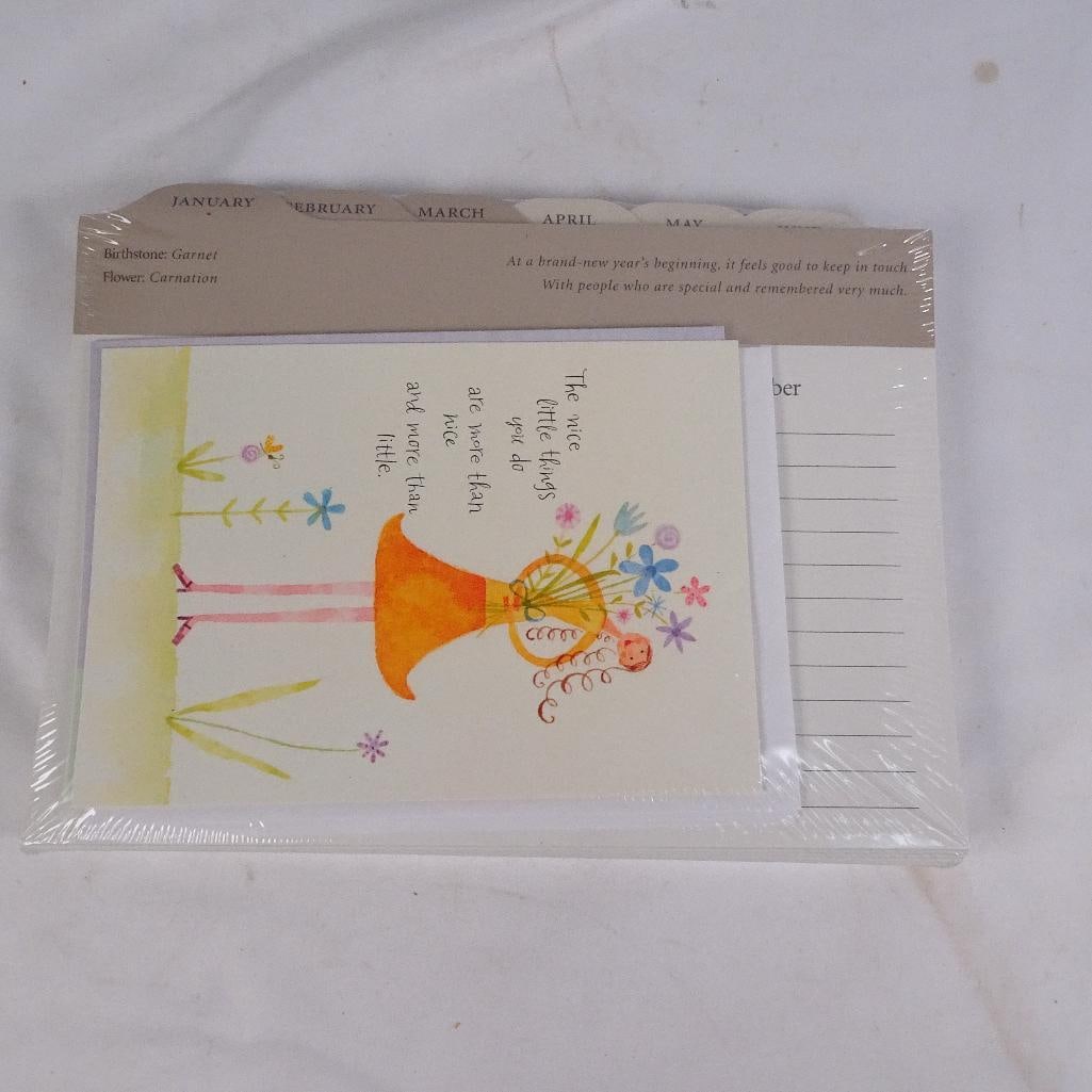 Hallmark Perpetual Birthday Reminder and Note Card Gift Set Sealed (1 of 5)