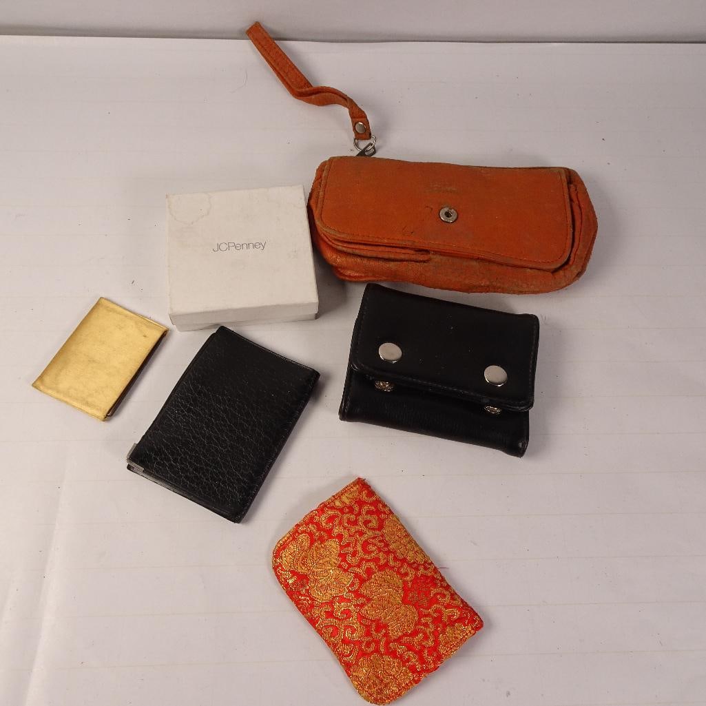 Vintage Mixed Lot Wallets Coin Purse Jewelry Box Mirror Pouch and Fashion Accessories (1 of 9)