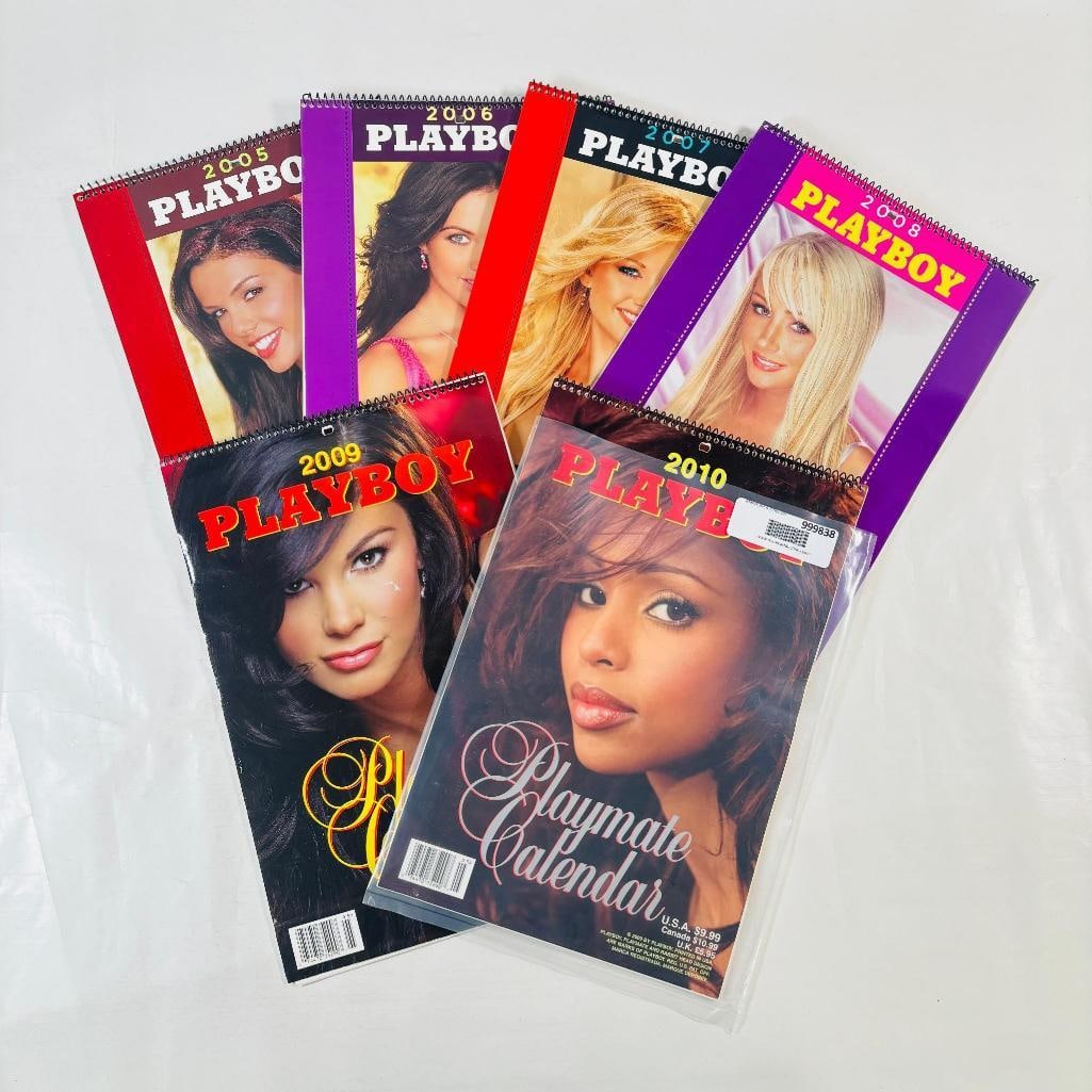 Vintage Playboy Playmate Calendars 2005-2010: Bring home a piece of late-90s and 2000s pop culture history with this authentic vintage Playboy Playmate Calendar. Spanning one of the most iconic eras of glamour photography, this calendar features 