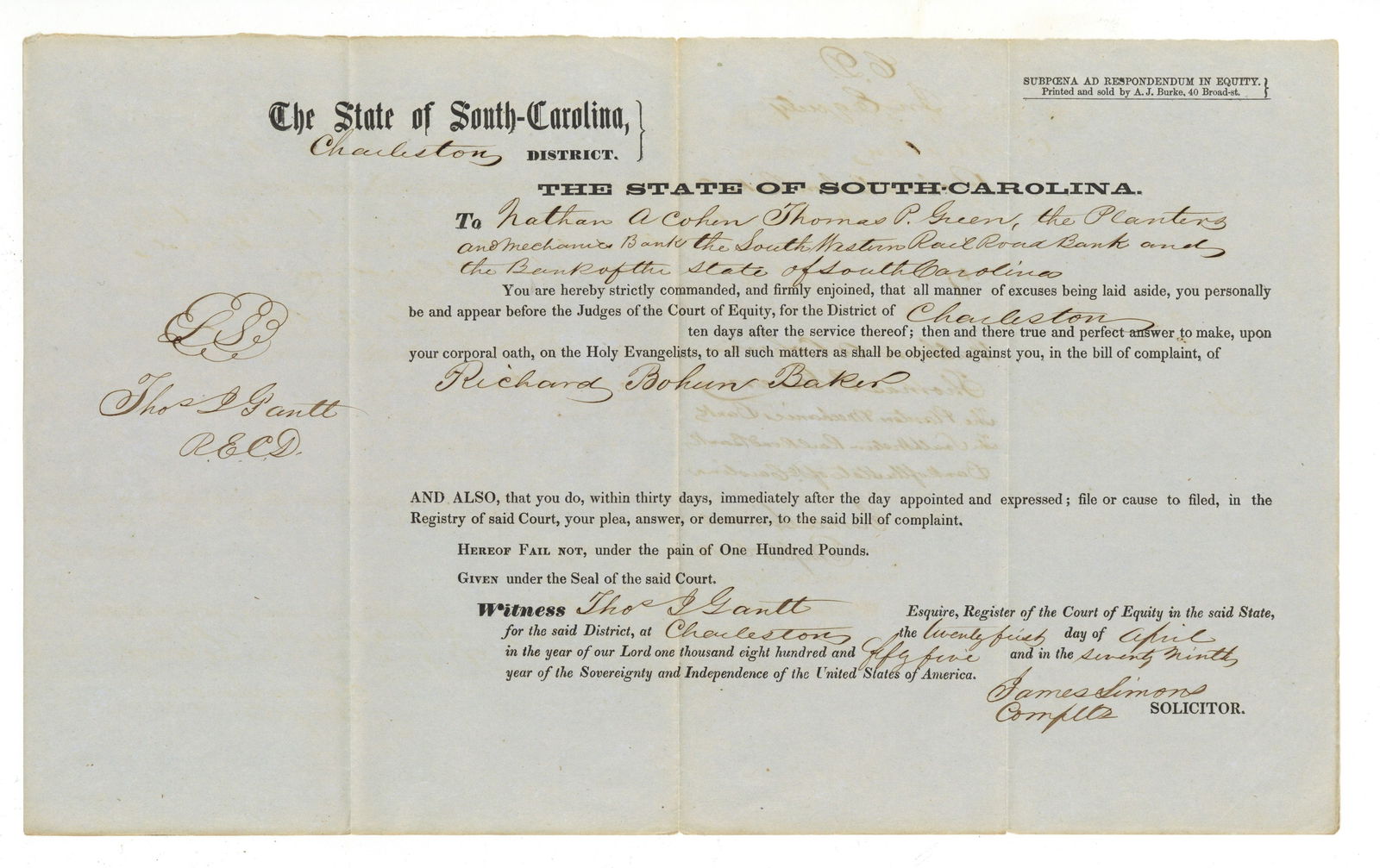 Cohen and Green are Ordered to Court in Charleston (1 of 1)