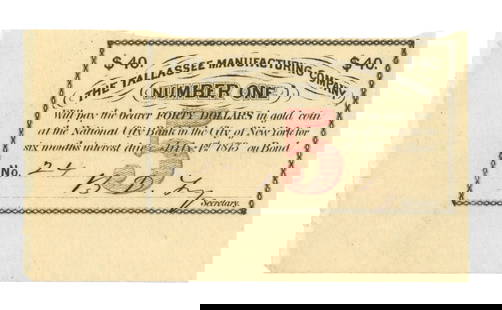 Confederate General Birkett D. Fry Signed Document: FRY, Birkett Davenport (1822-1891) was a VMI and West Point graduate. Served in Walker's Expedition. Commissioned Colonel of the 13th Alabama. Rose to rank of Confederate brigadier general in the