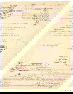 Document Signed by "Captain Jack" Crawford 1892 Indian Pony: CRAWFORD, John Wallace (1847-1917) known as "The Poet Scout", was an American adventurer, educator, and author. "Captain Jack" was a master storyteller about the Wild West and is known in American