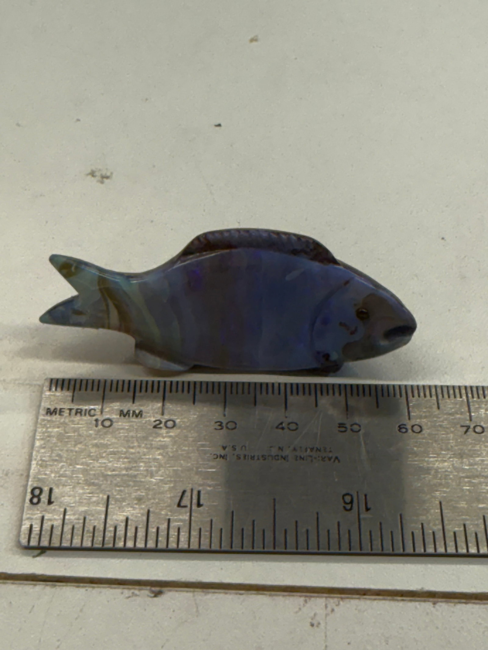 Large Boulder Opal Fish - 3