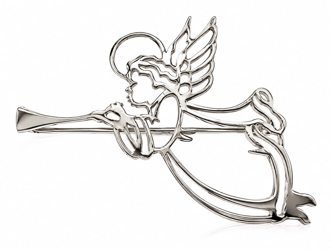 Angel Pin Sterling Silver 925 (1 of 4)