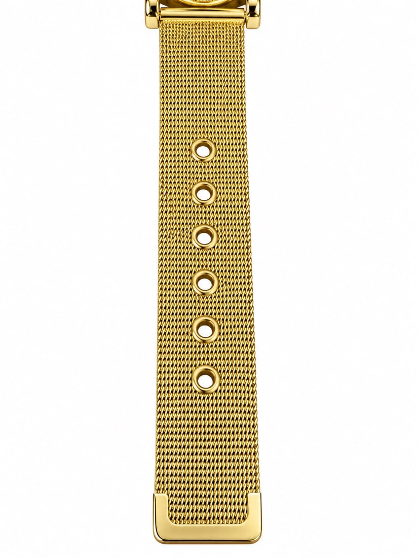 Vintage gold-tone quartz Wristwatch - 4
