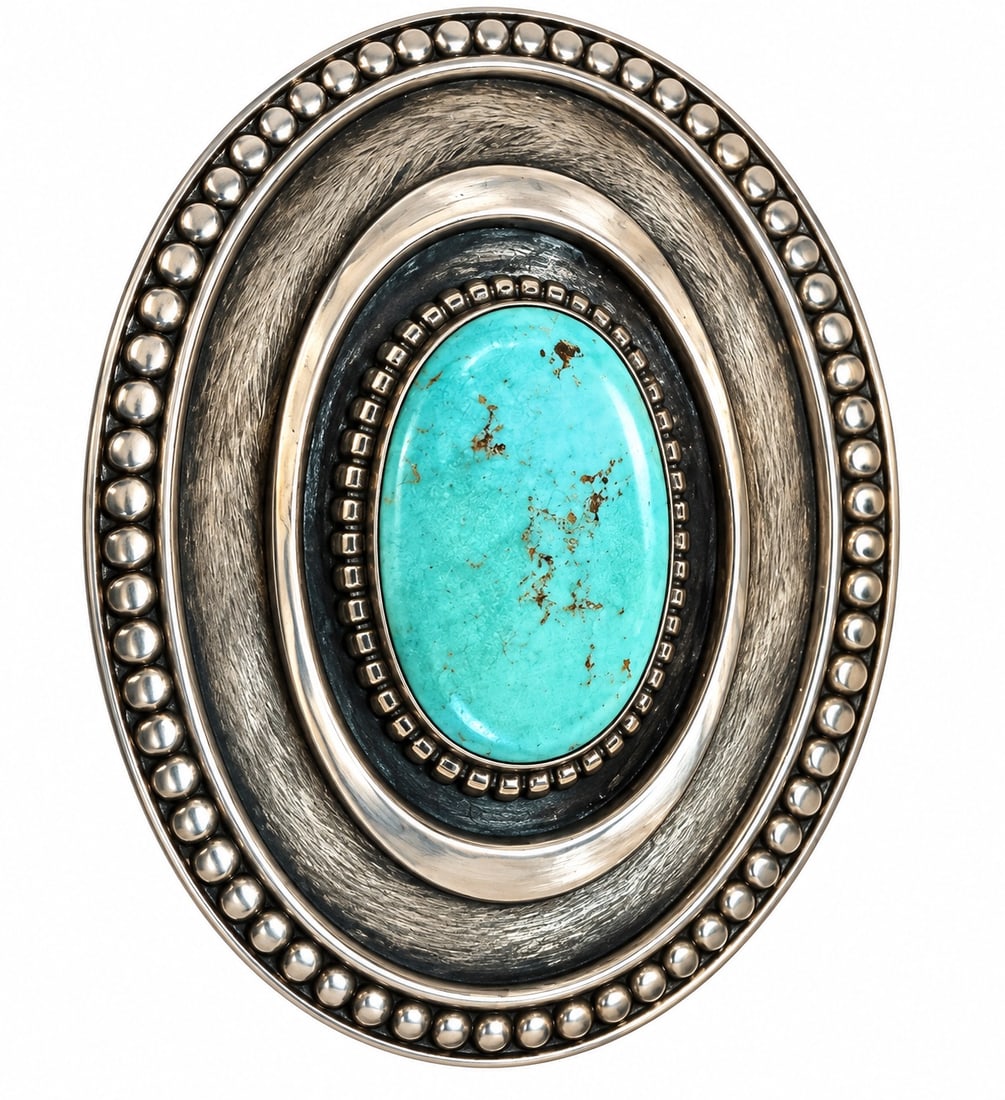 Turquoise Belt Buckle (1 of 3)