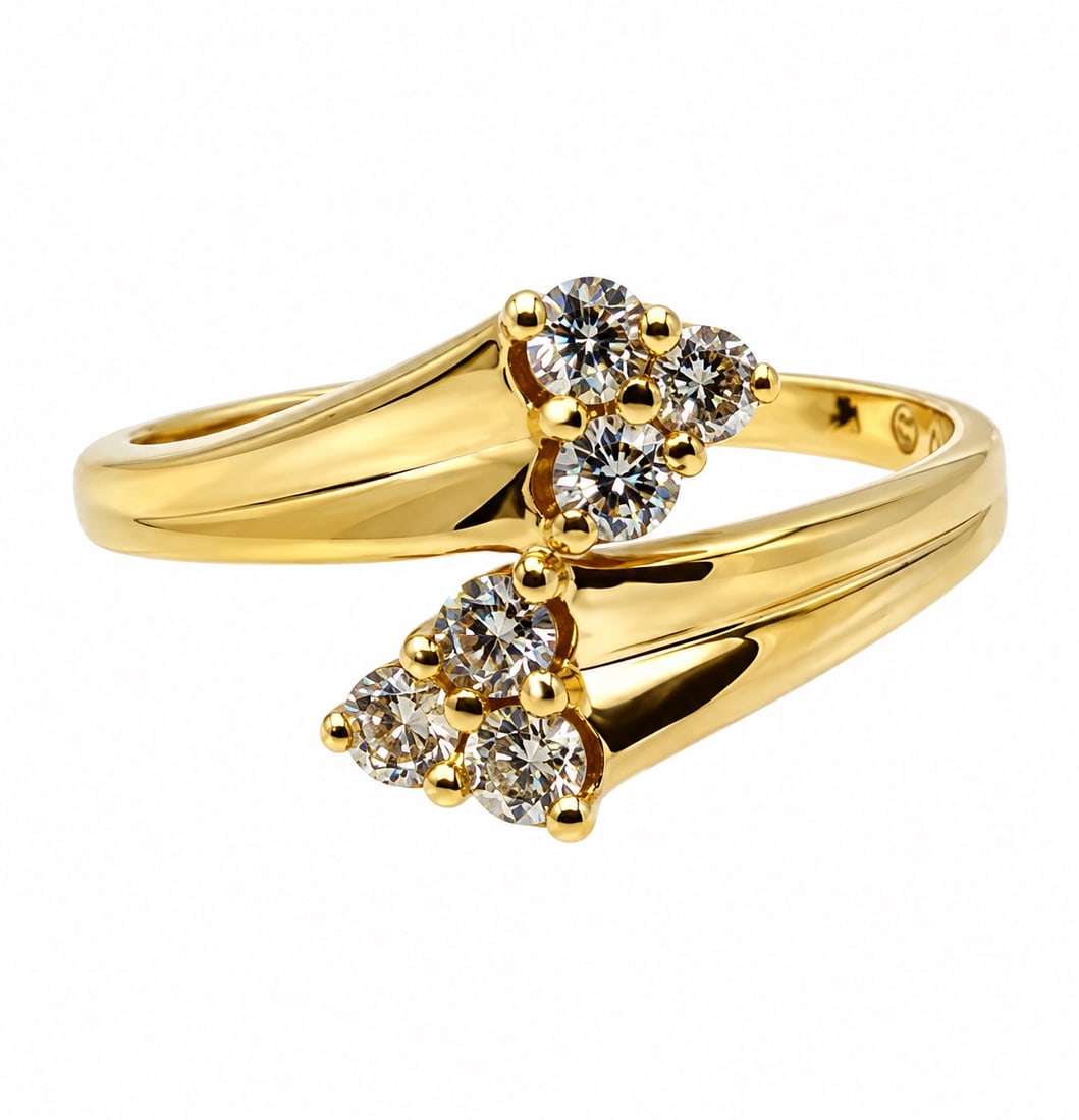 14KYG Champagne Diamond Ring (1 of 6)