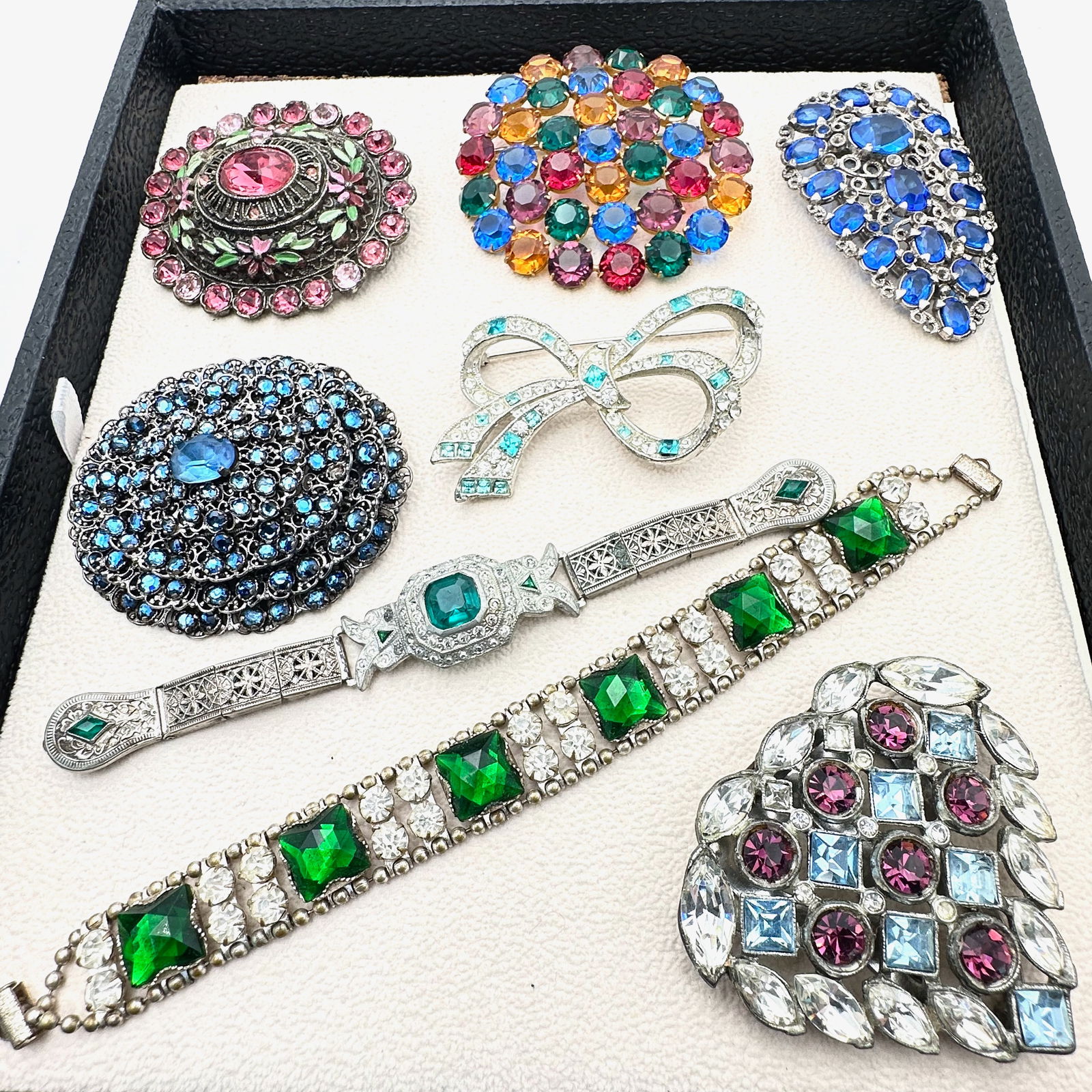 Vintage Antique Pot Metal Pin Fur Clip Dress Adornment (1 of 2)