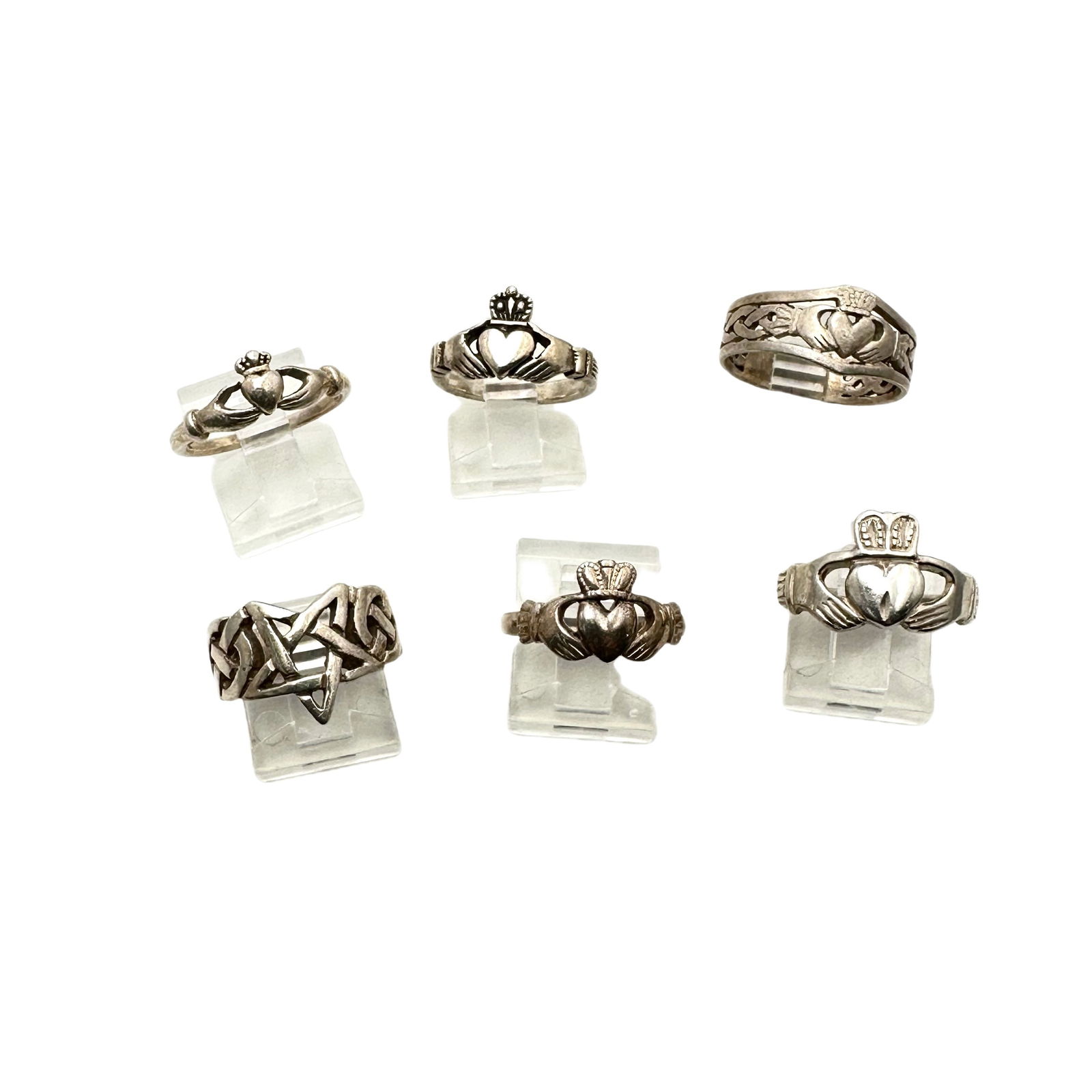 Sterling Silver Irish Celtic Ring Lot (1 of 2)