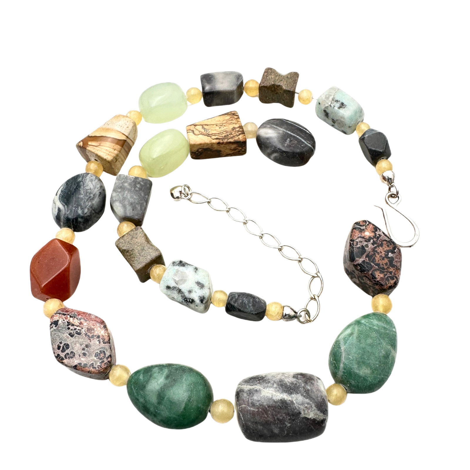 Jay King Multi Gemstone Sterling Silver Necklace (1 of 2)