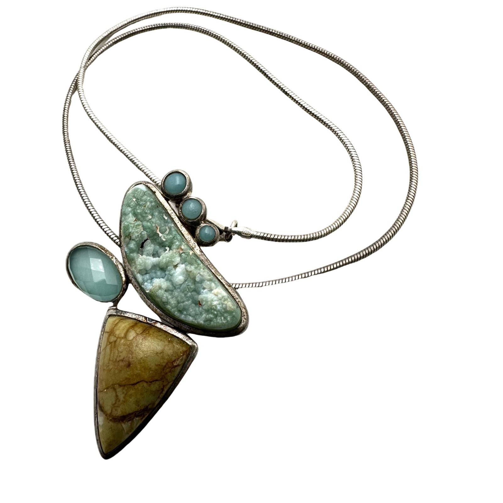 Whitney Kelly Gemstone Sterling Silver Necklace: Whitney Kelly Gemstone Sterling Silver Necklace