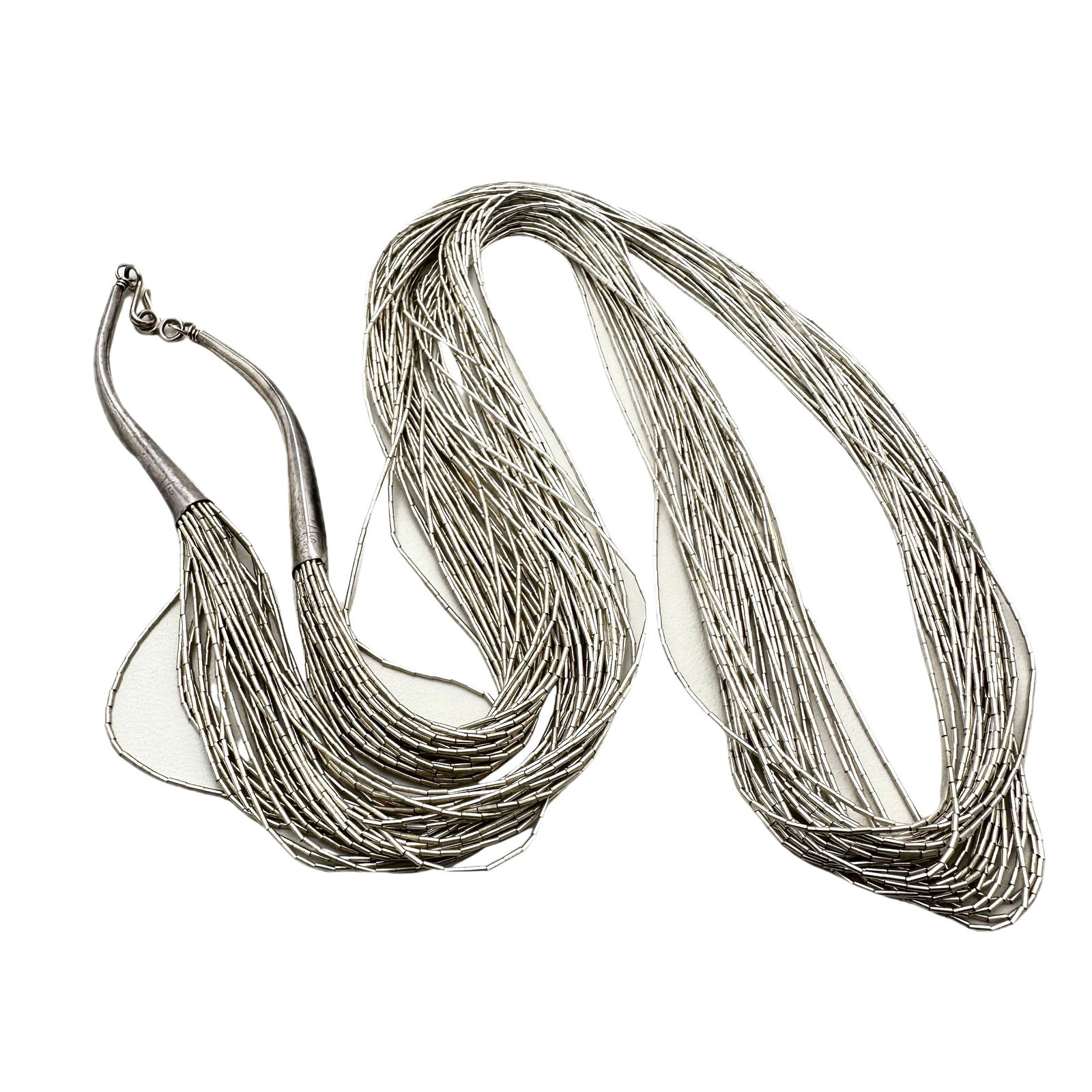 American Southwest Liquid Sterling Silver Necklace  (1 of 2)