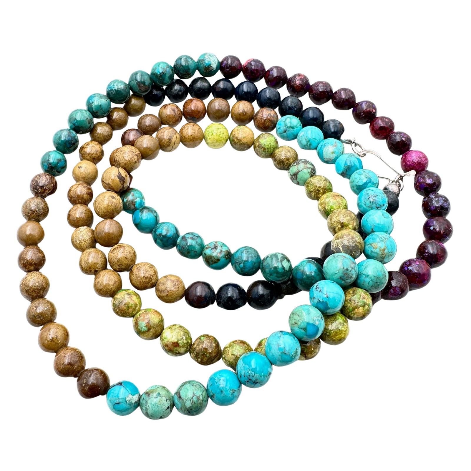 Jay King Multi Gemstone Bead Necklace Turquoise (1 of 2)