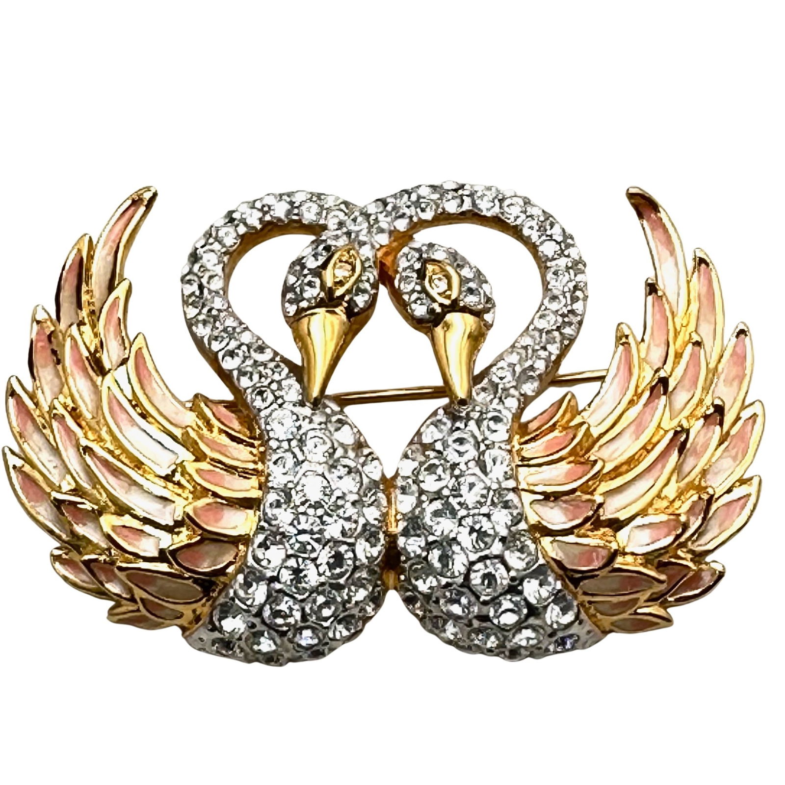 Nolan Miller Flower Silver Tone Orchid Flower Brooch Pin (1 of 2)