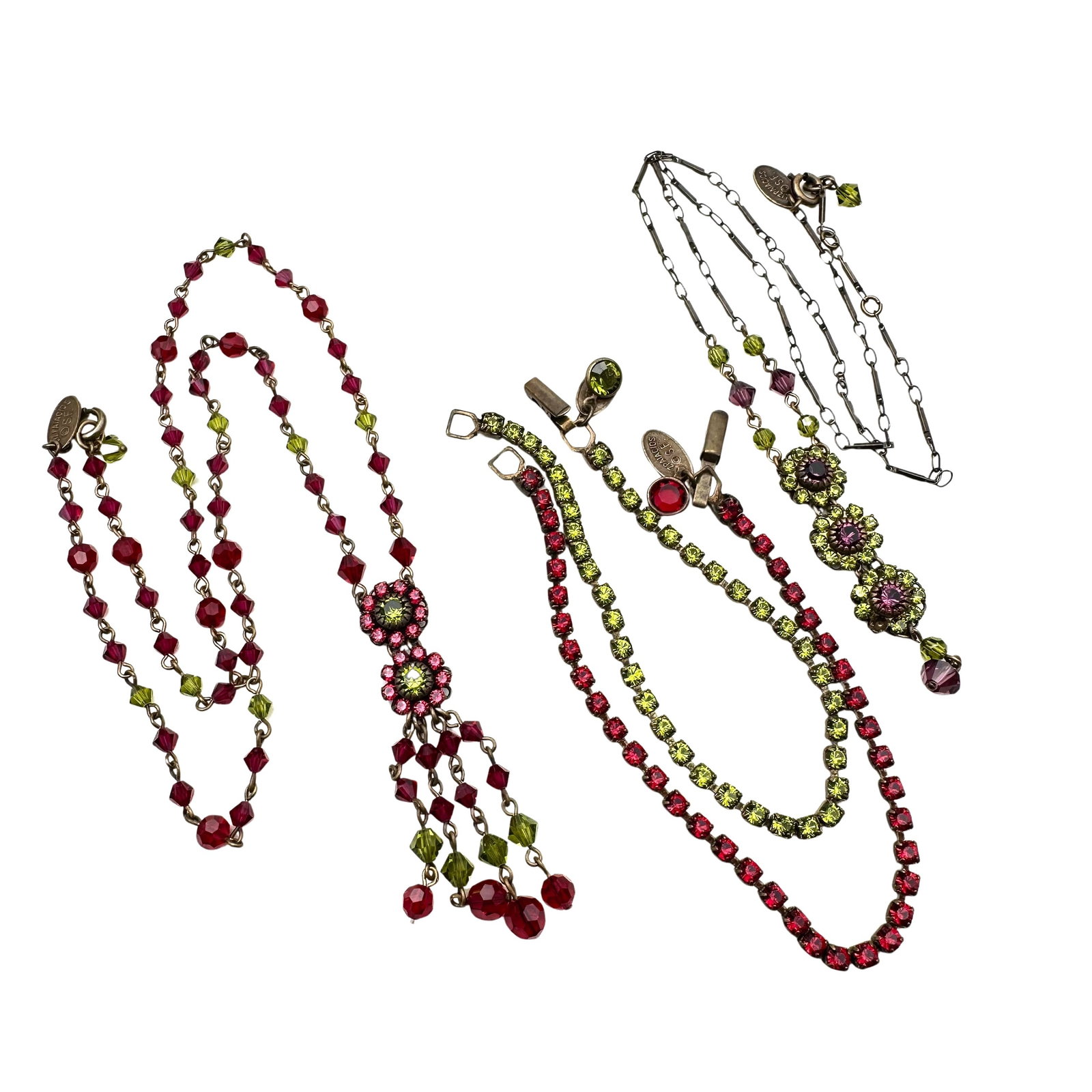 Liz Palacious Multicolor Bronze Tone Necklaces & Bracelets: Liz Palacious Multicolor Bronze Tone Necklaces & Bracelets