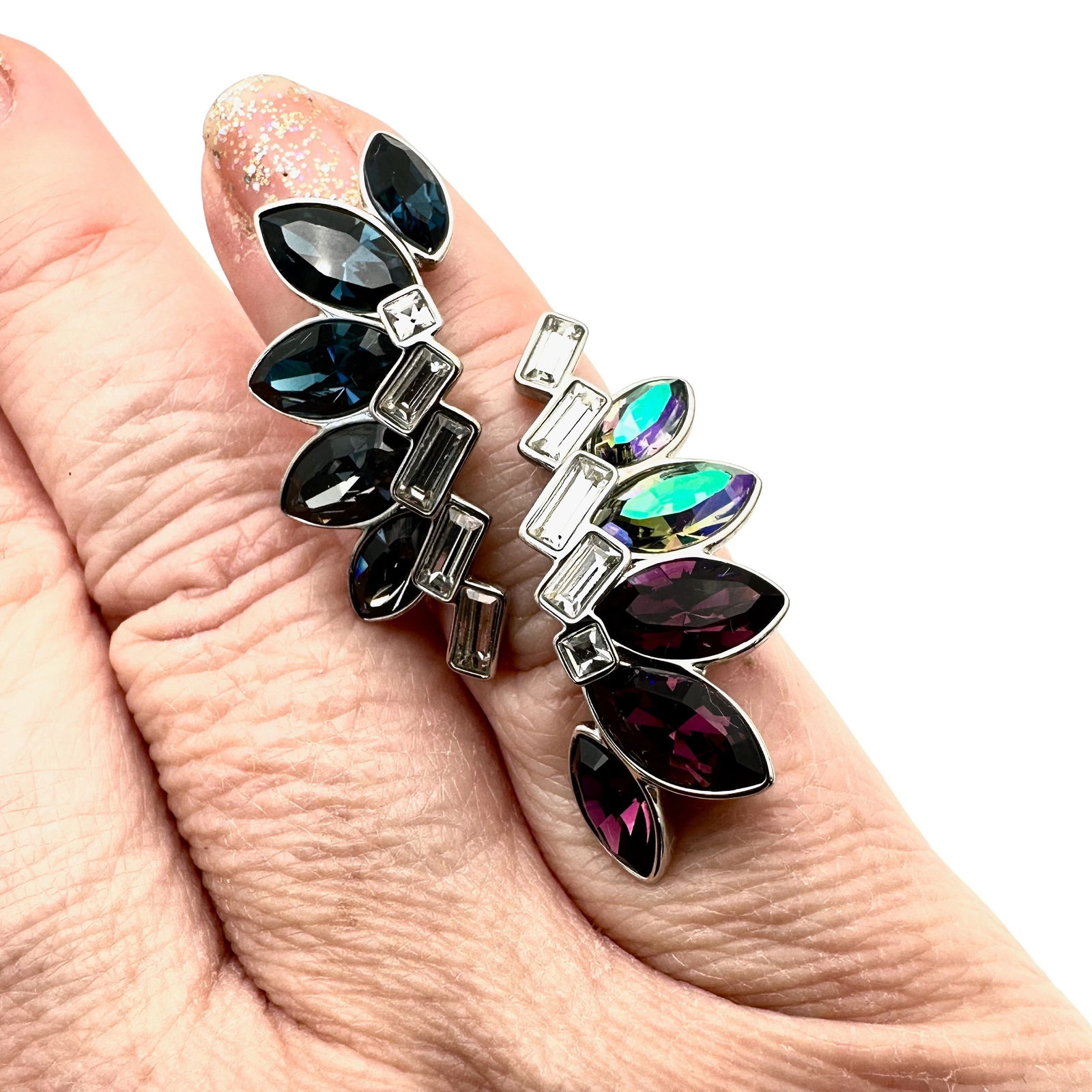 Swarovski Swan Signed Crystal Ring Size (1 of 3)