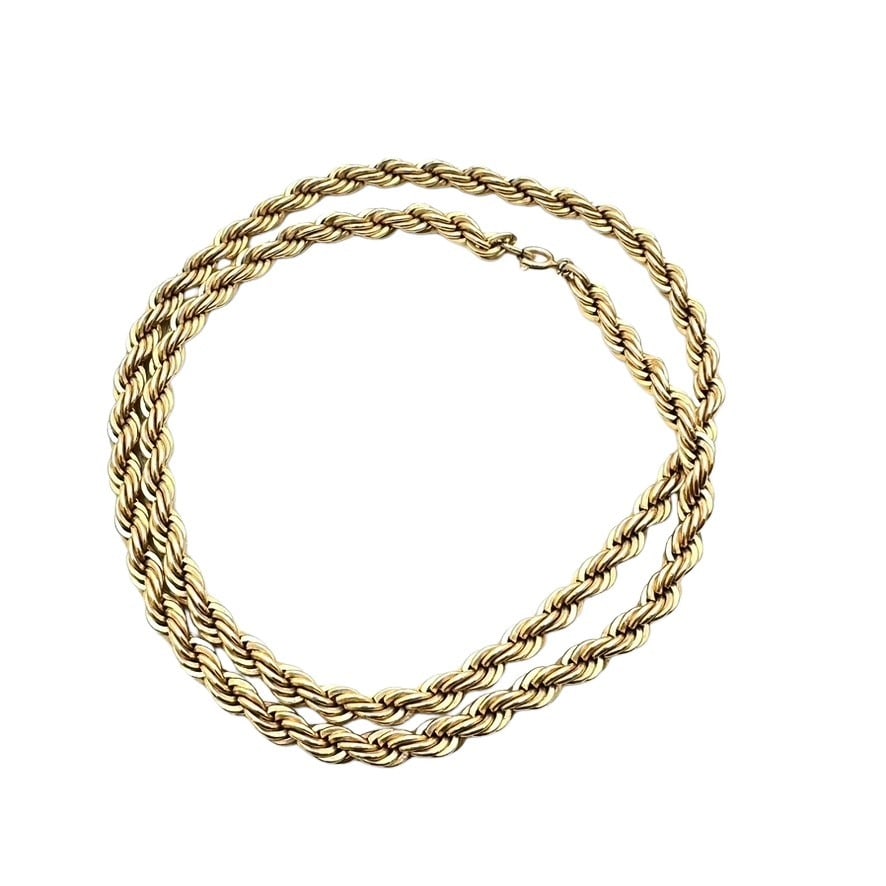 Vintage Gold Filled Heavy Chain 19 Inch 34 Grams: Vintage Gold Filled Heavy Chain 19 Inch 34 Grams