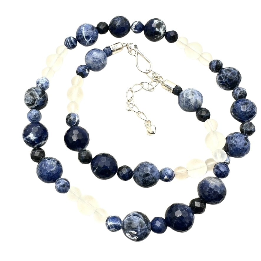 Jay King DTR Mine Finds Blue Gemstone Sterling Silver Necklace (1 of 1)