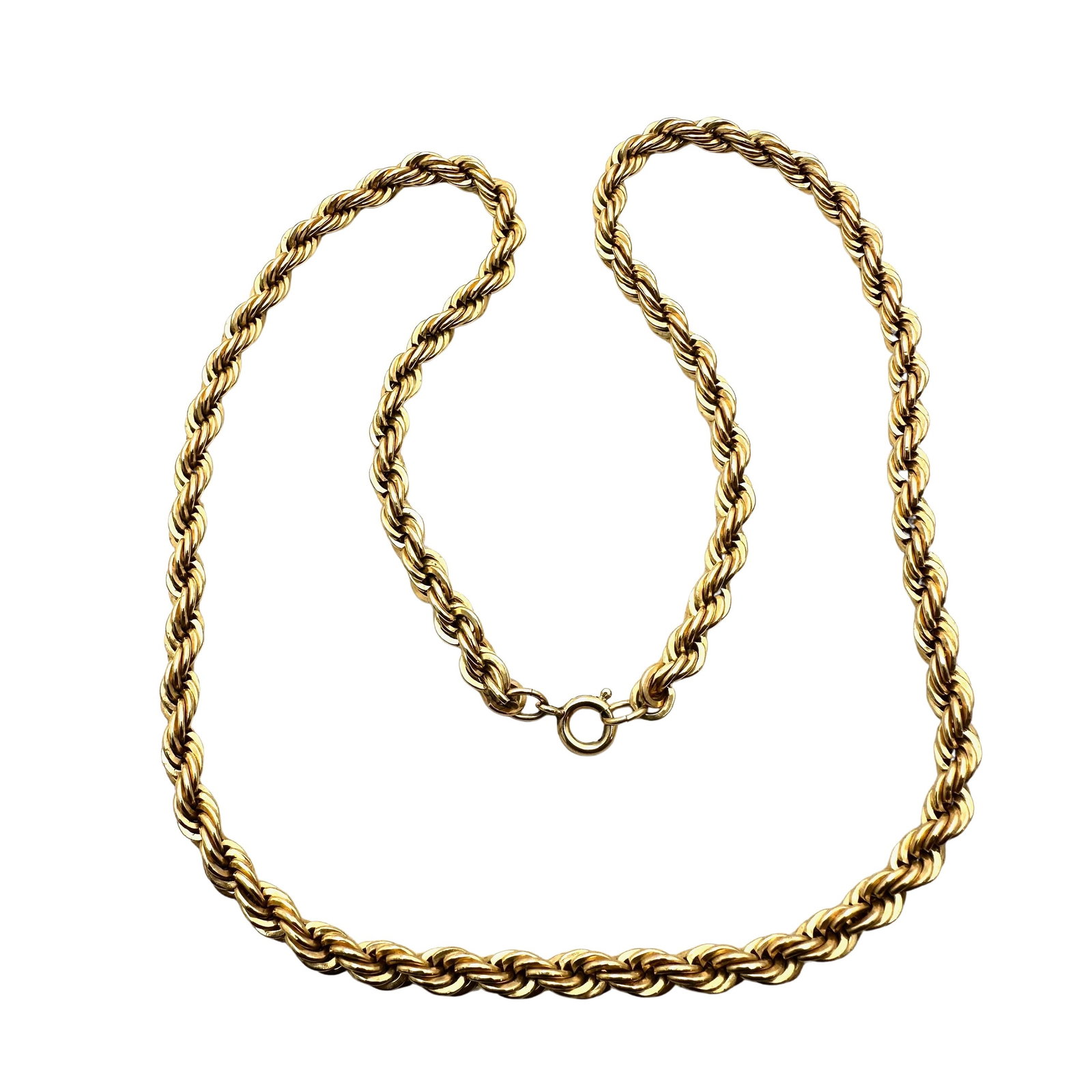 Heavy Gold Filled Rope Chain 19 Inch 33 Grams: Heavy Gold Filled Rope Chain 19 Inch 33 Grams