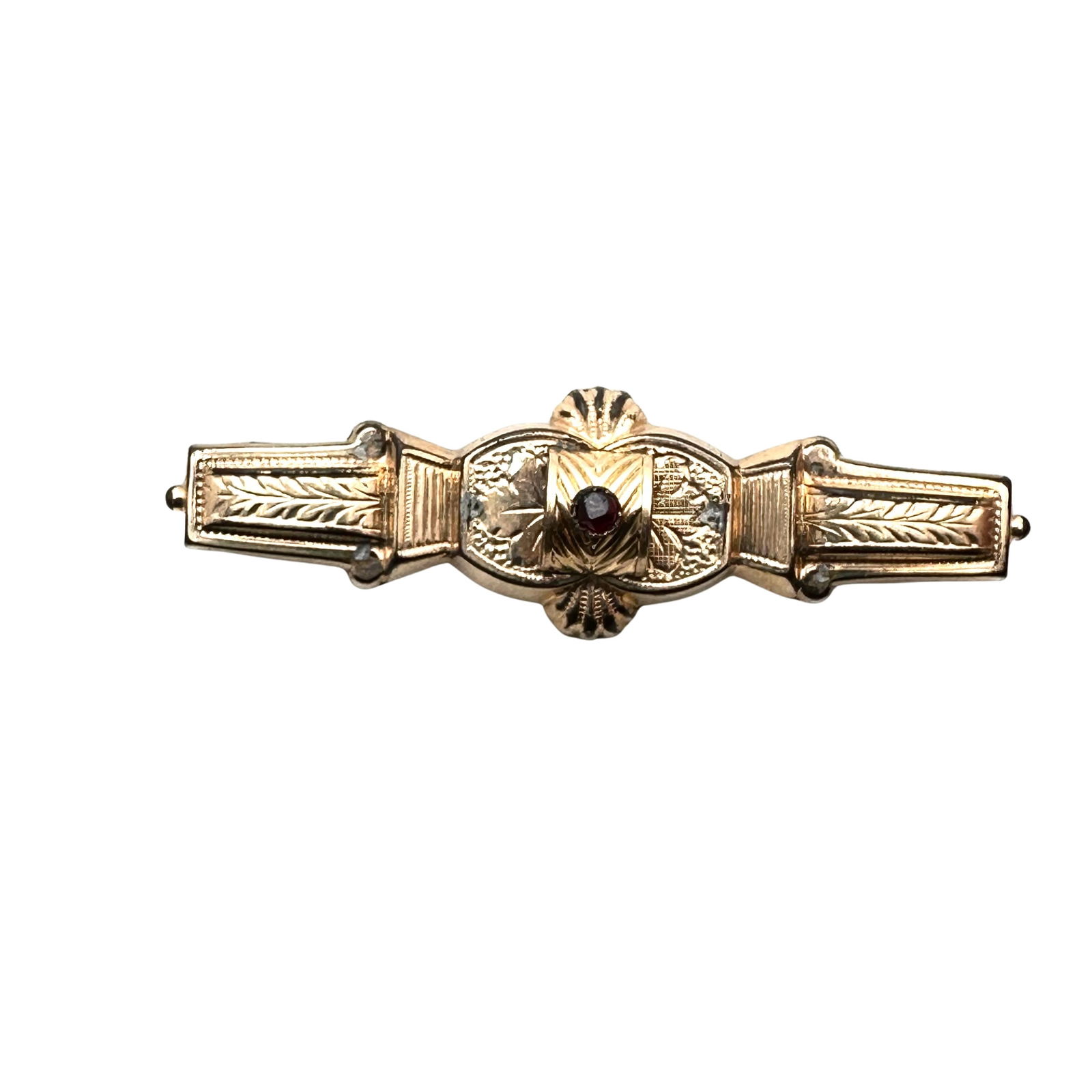 Antique Victorian Gold Filled Bar Brooch Pin: Antique Victorian Gold Filled Bar Brooch Pin