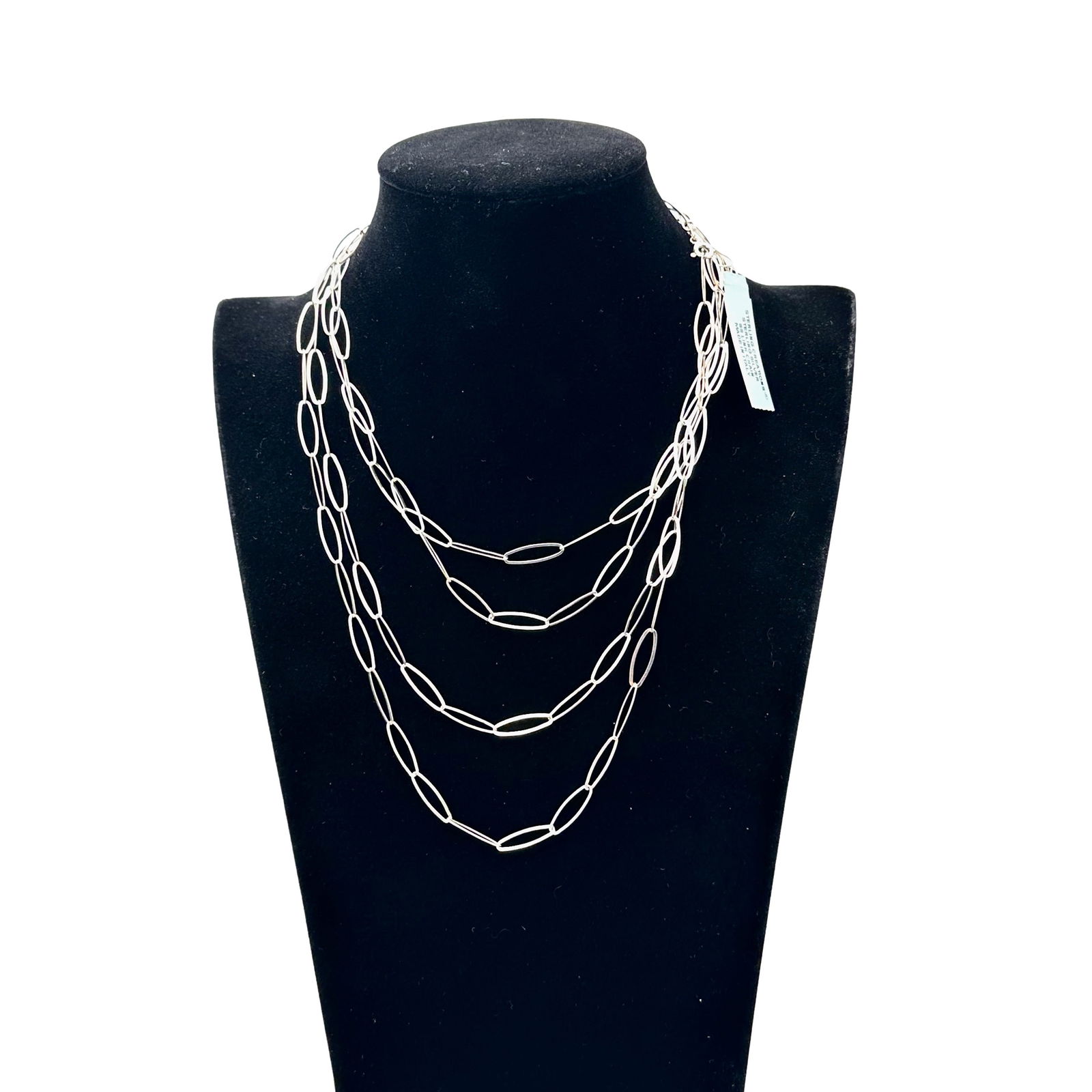 Italy Sterling Silver Long Length Chain Necklace 36 Inch 14 Grams (1 of 3)
