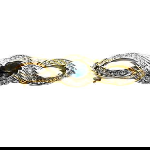 Swarovski Swan Hallmark Gold Plated Blue Crystal Bar Brooch: Swarovski Swan Hallmark Gold Plated Blue Crystal Bar Brooch