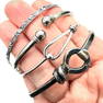 Vintage Group of Four Sterling Silver Bracelets 48 Grams