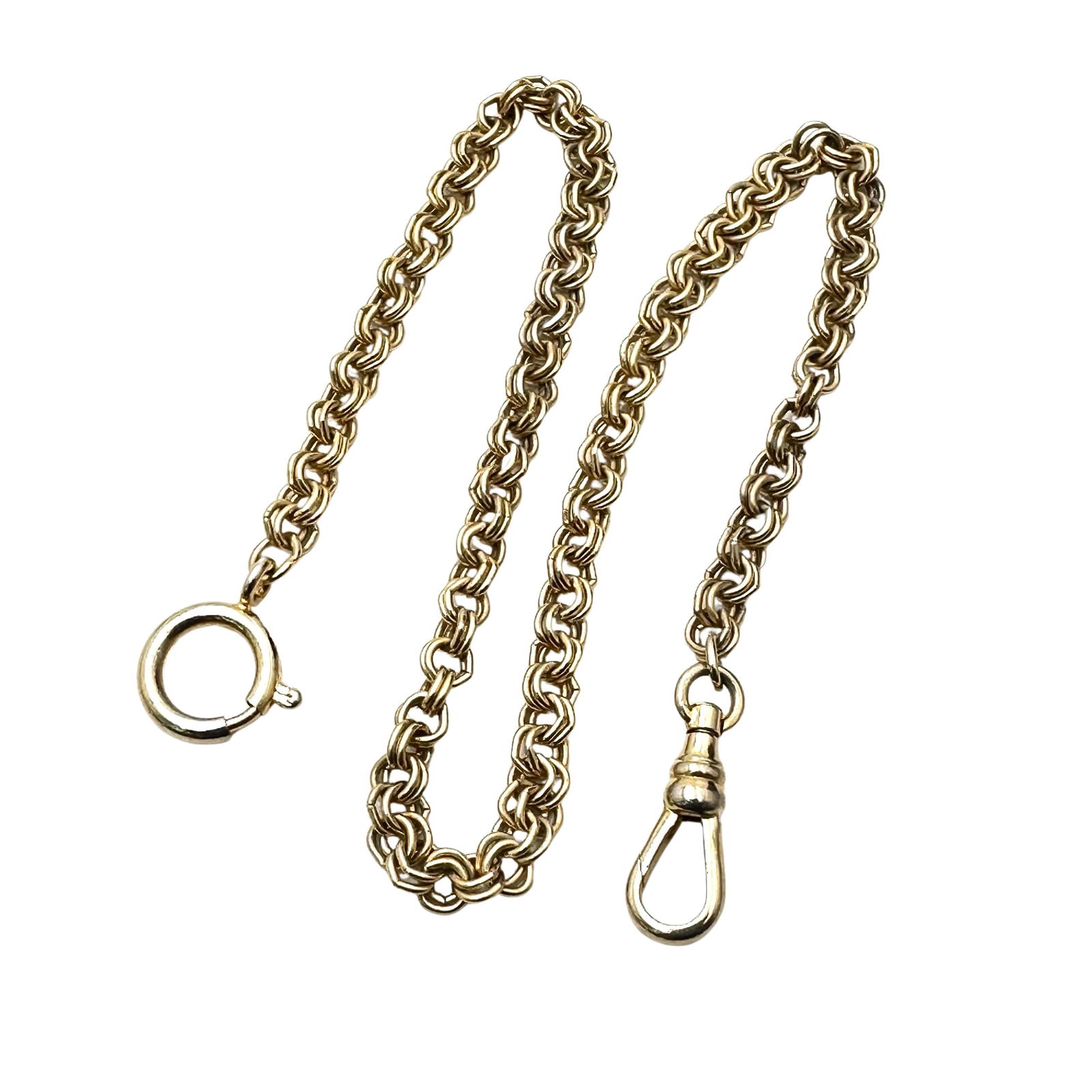 Vintage Gold Filled Pocket Watch Chain 12 Inch 10 Grams (1 of 2)