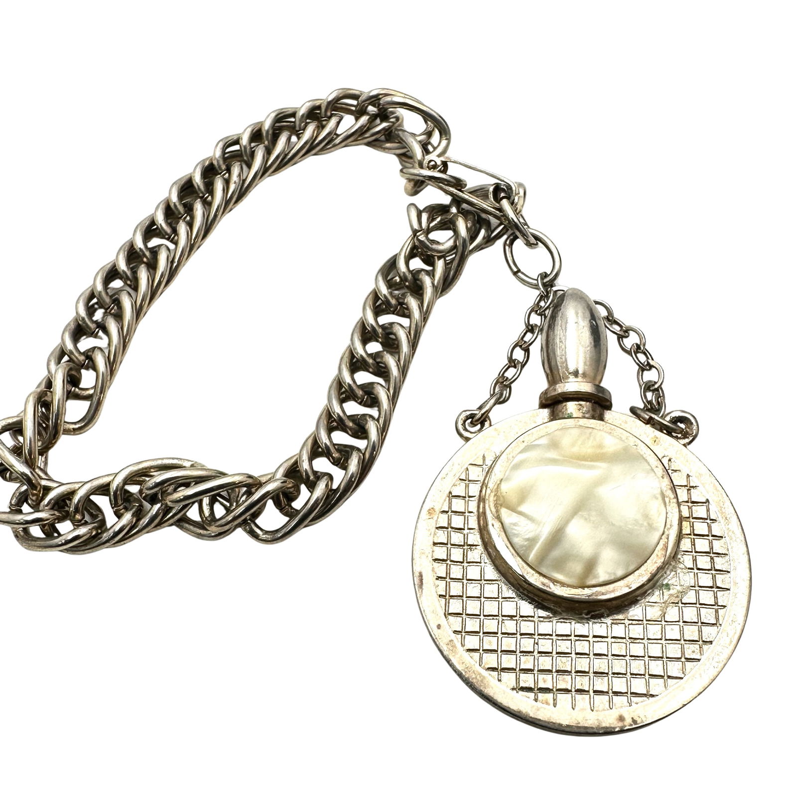 Vintage Perfume Poison Charm Bracelet Gold Tone (1 of 2)