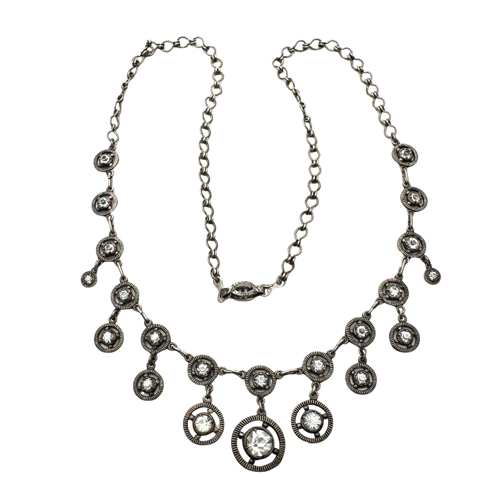 Vintage Antique Sterling Silver Minature Perfume Bottle 1.5 Inch (1 of 2)