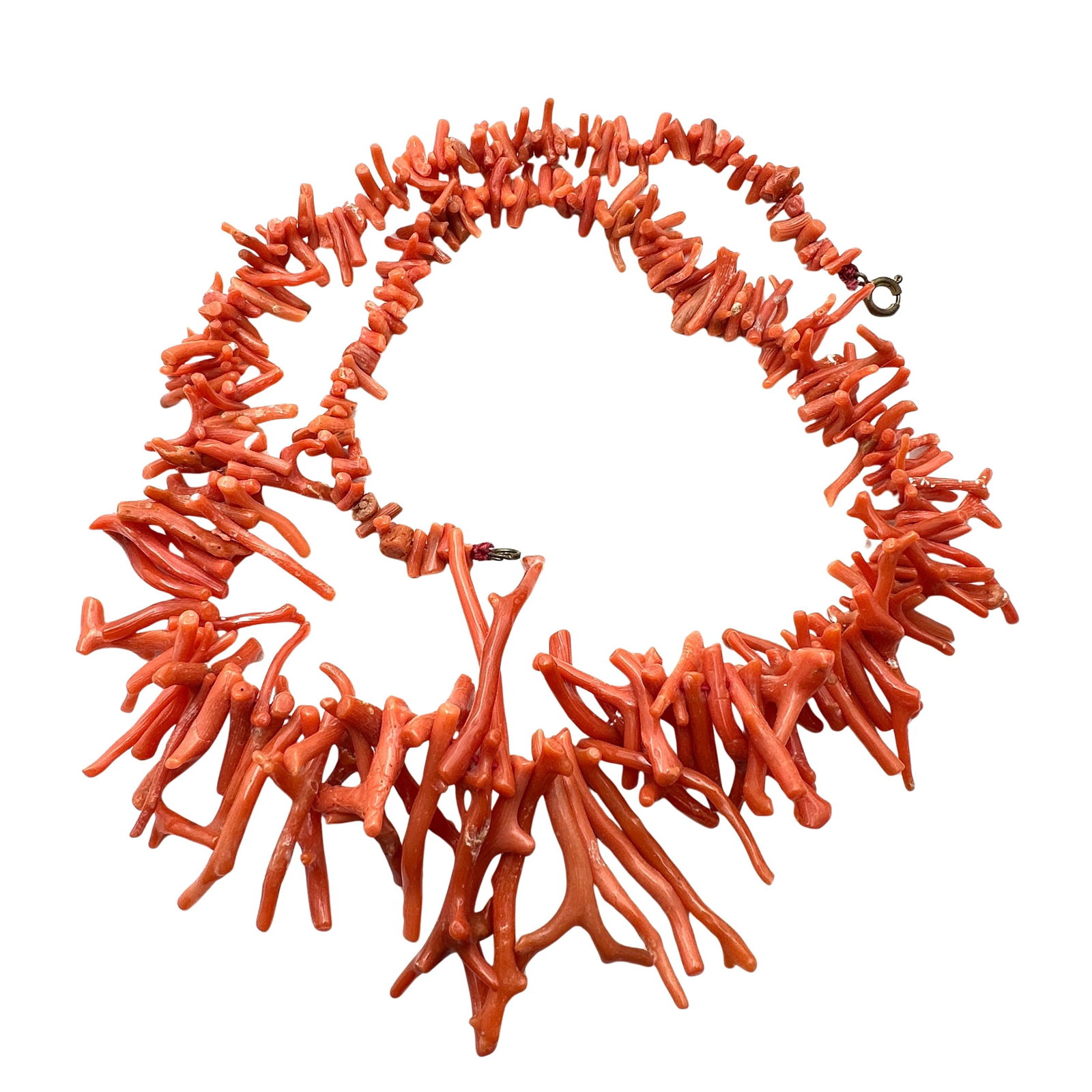 Vintage Branch Coral Necklace 18 Inch 50 Grams: Vintage Branch Coral Necklace 18 Inch 50 Grams