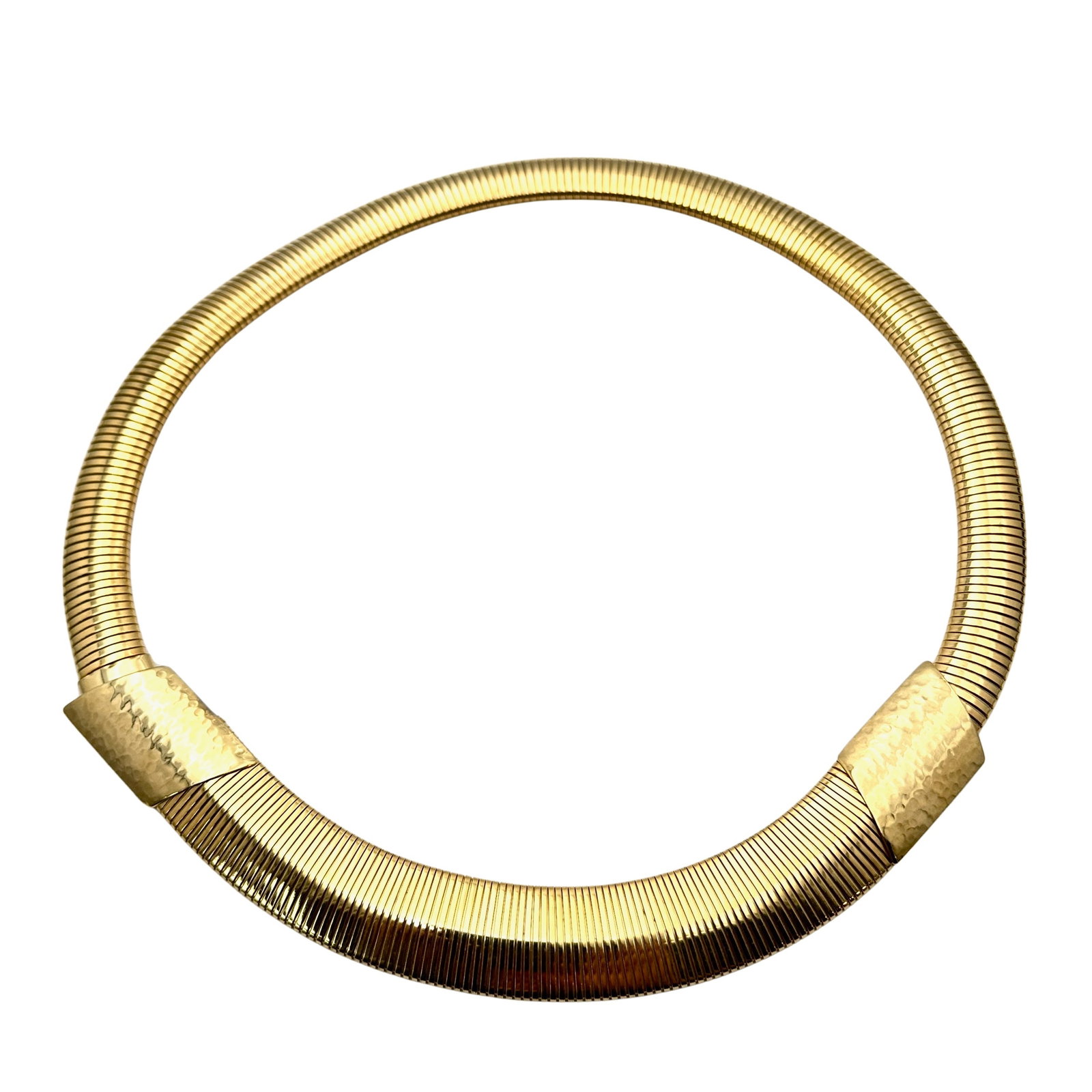 Vintage Gold Tone Tobagas Belt or Necklace 26 Inch Some Stretch: Vintage Gold Tone Tobagas Belt or Necklace 26 Inch Some Stretch