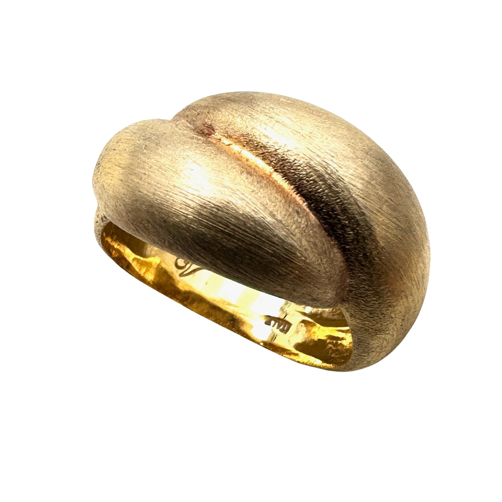 Veronese Gold Plated Brushed Twist Ring Size 10: Veronese Gold Plated Brushed Twist Ring Size 11