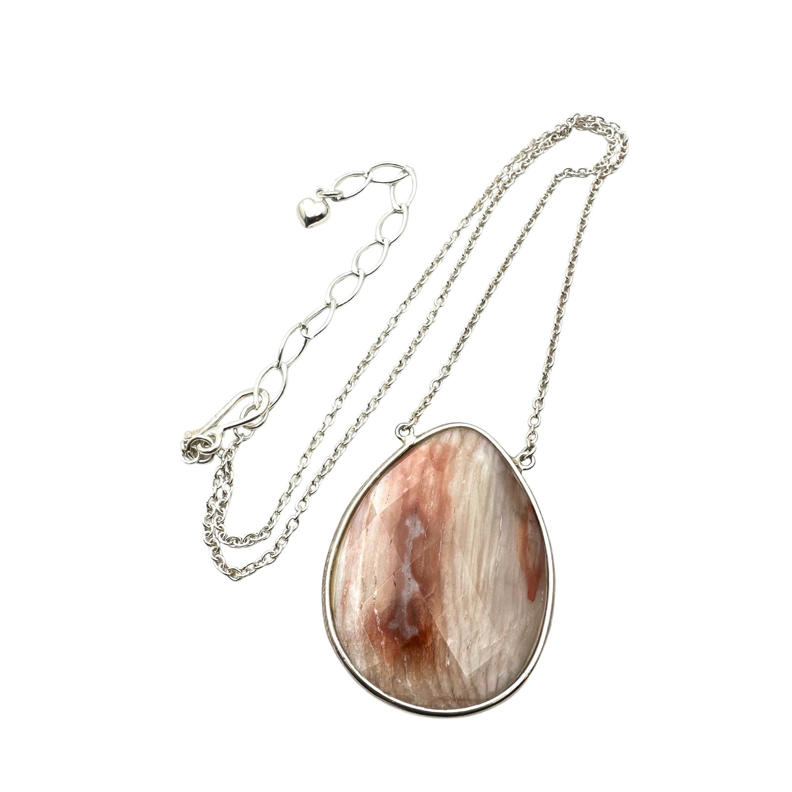 Jay King Mine Finds Pink Gemstone Pendant Necklace 16 to 18 Inches: Jay King Mine Finds Pink Gemstone Pendant Necklace 16 to 18 Inches