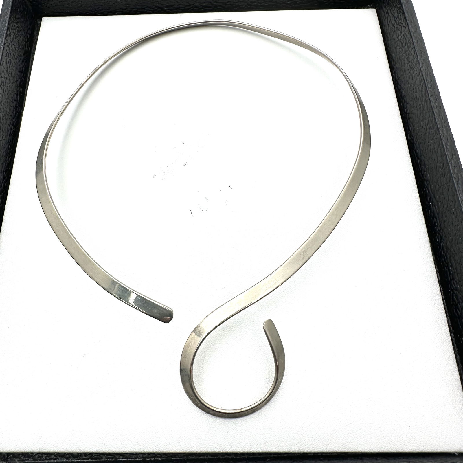 Sterling Silver Torque Necklace For Pendant or Wear Alone (1 of 2)