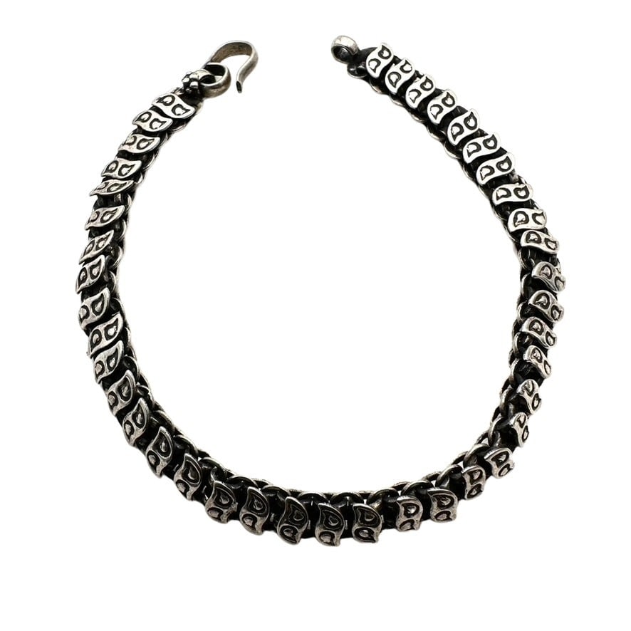 Vintage Ethnic Sterling Silver Bracelet 7.5 Inch 16 Grams Excellent Preowned Condition (1 of 3)