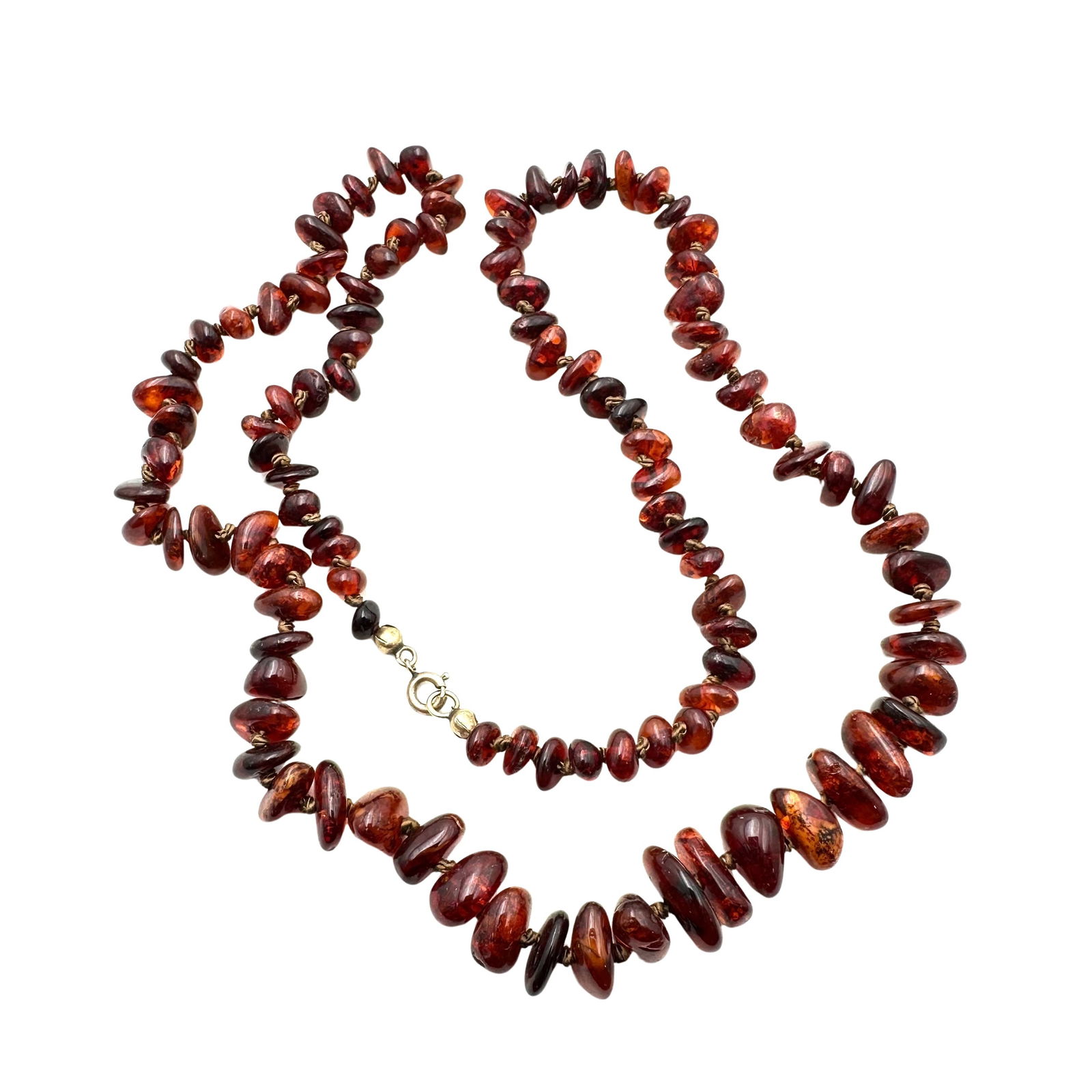 Vintage Natural Amber Necklace 23 Grams 24 Inch Length: Vintage Natural Amber Necklace 23 Grams 24 Inch Length