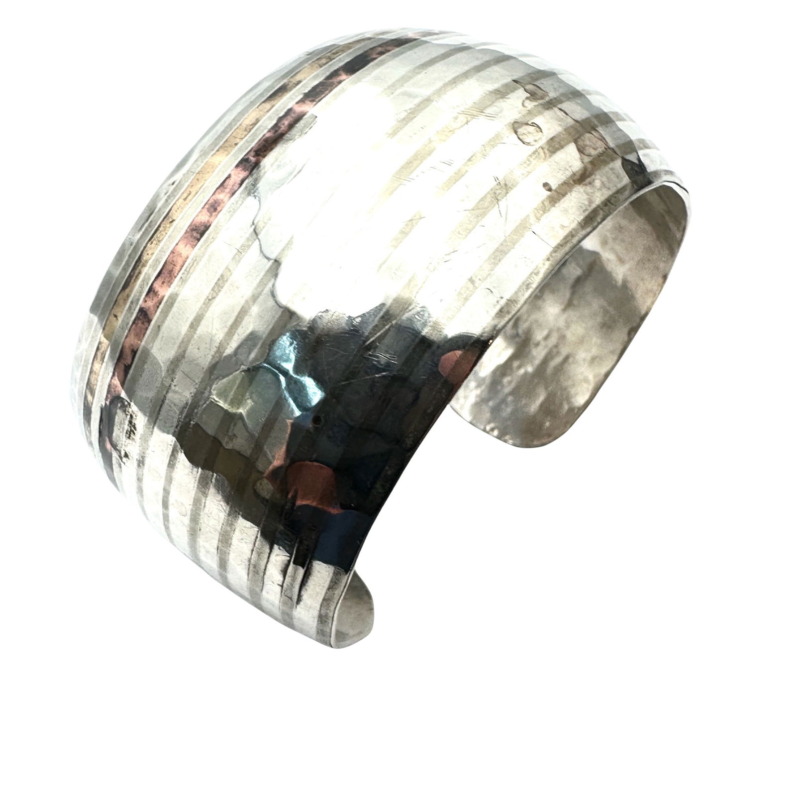 Sterling Silver Wide Cuff Bracelet 44 Grams Adjustable Size: Sterling Silver Wide Cuff Bracelet 44 Grams Adjustable Size