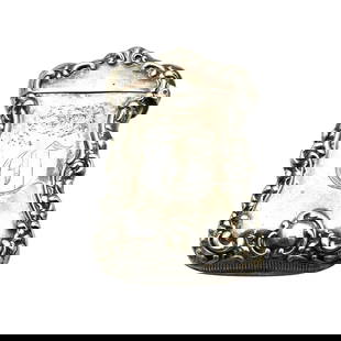Antique Vintage Sterling Silver Plated Match Safe 2.5 Inch: Antique Vintage Sterling Silver Plated Match Safe 2.5 Inch