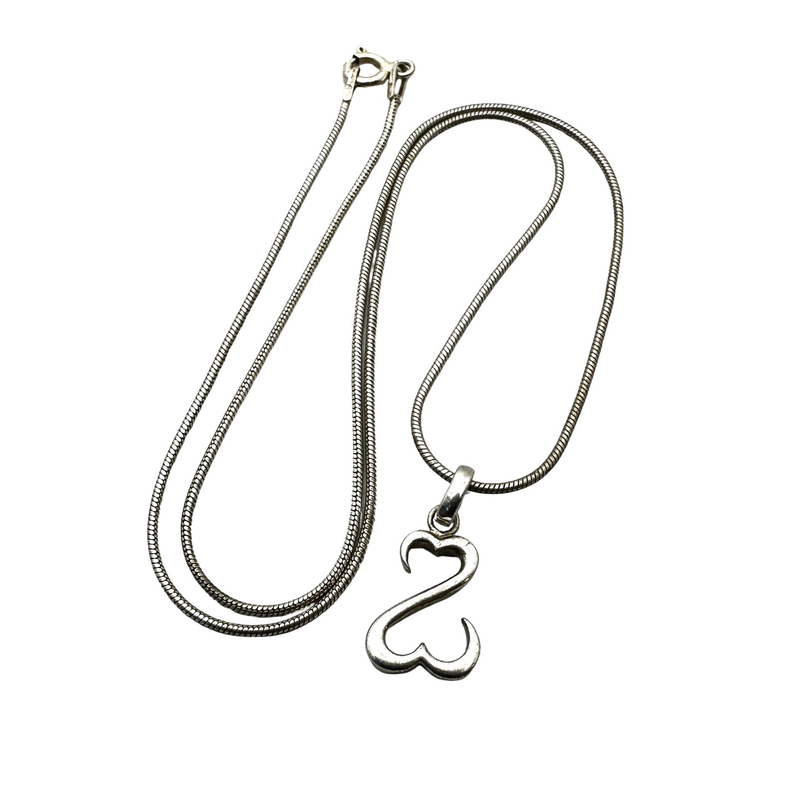 Jane Seymour Open Heart Pendant Sterling Silver Necklace 16 Inch Chain: Jane Seymour Open Heart Pendant Sterling Silver Necklace 16 Inch Chain