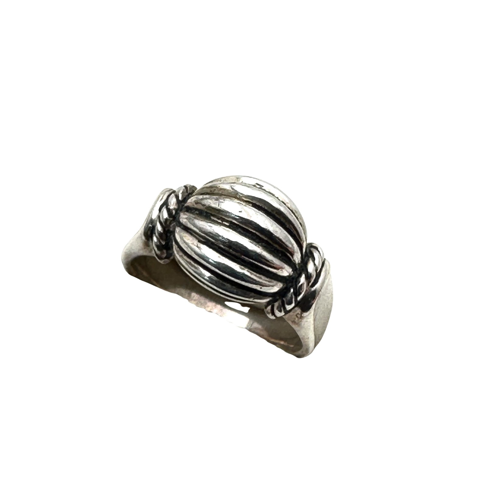 Joseph Esposito Sterling Silver Ring Size 10 Very Classic Design 13 Grams: Joseph Esposito Sterling Silver Ring Size 10 Very Classic Design 13 Grams