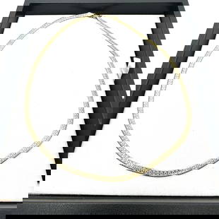 Italian Reversible Gold Over Sterling Silver Omega Chain Necklace 20 Inch 10 Grams: Italian Reversible Gold Over Sterling Silver Omega Chain Necklace 20 Inch 10 Grams