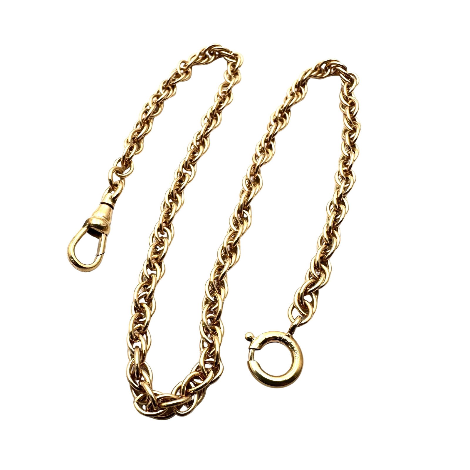 Antique 12K Gold Filled Pocket Watch Chain 12 Inch Length (1 of 2)