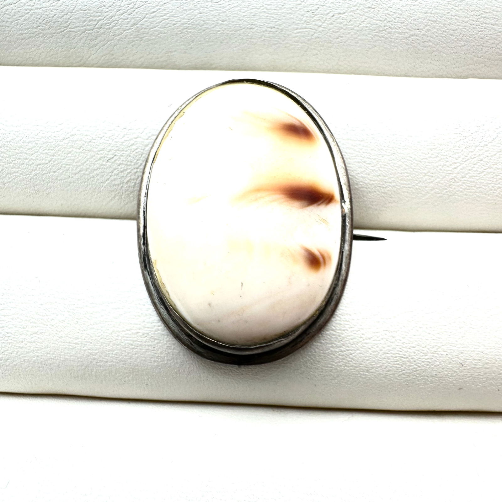 Antique 800 Silver Brooch Pin Pendant 1.5 Inch Length Weight 9 Grams (1 of 2)