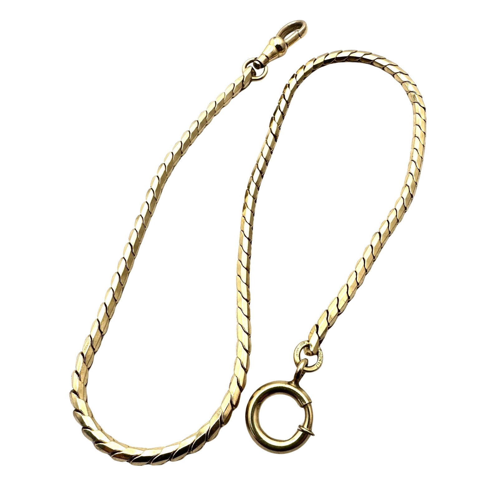 Antique 12K Gold Filled Pocket Watch Chain 13 Inch Length (1 of 2)