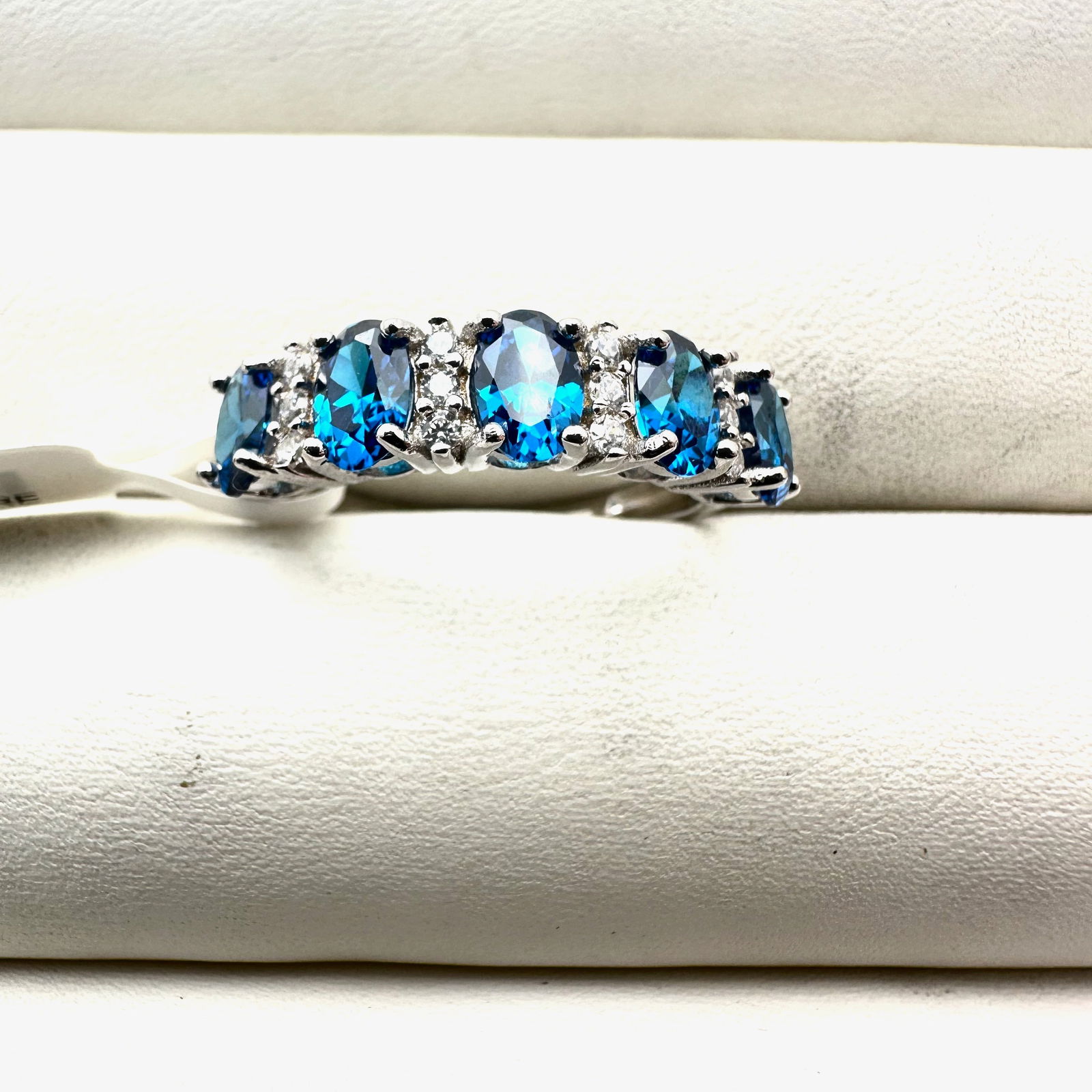 Designer B Luce Sapphire Diamond Ring Size 10: Designer B Luce Sapphire Diamond Ring Size 11