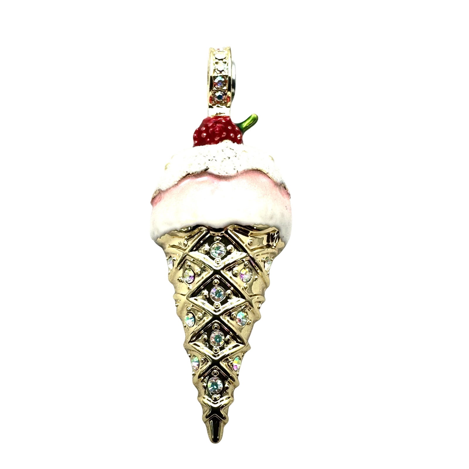 Kirks Folly Magnetic Ice Cream Cone Pendant 2.5 Inch Gold Tone 2.5 Inch: Kirks Folly Magnetic Ice Cream Cone Pendant 2.5 Inch Gold Tone 2.5 Inch