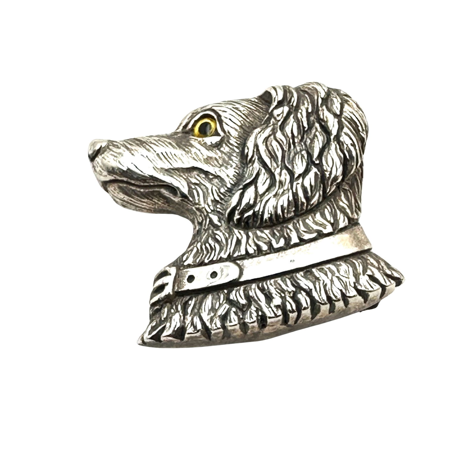 Vintage Sterling Silver Dog Brooch Pin Pendant 1.5 Inch Weight 13 Grams (1 of 2)