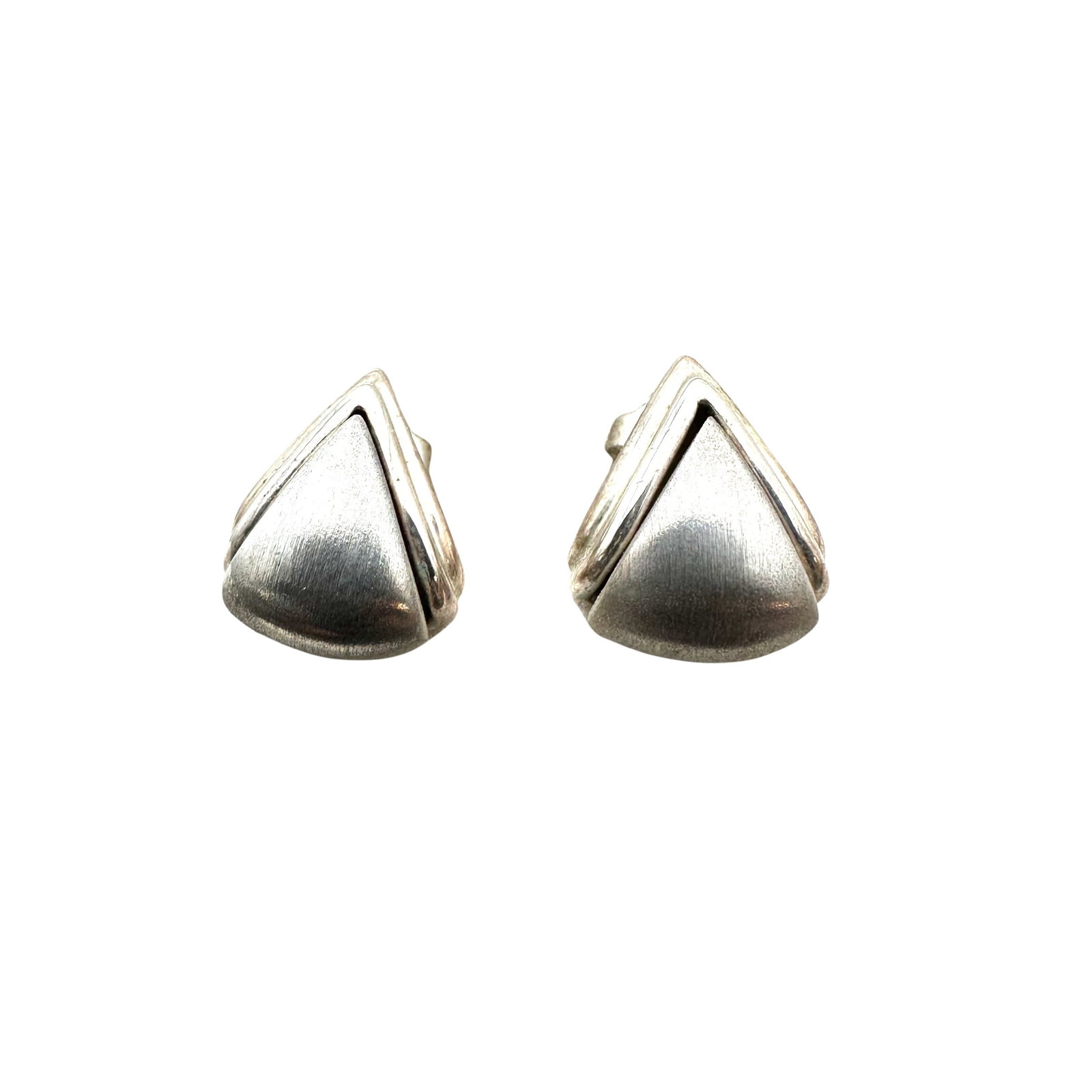 Joseph Esposito Sterling Silver Pierced Earrings 1/2 Inch: Joseph Esposito Sterling Silver Pierced Earrings 1/2 Inch